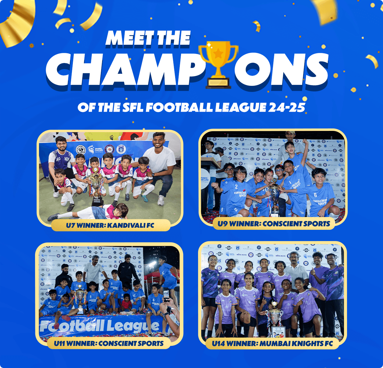 our tournament section in homepage